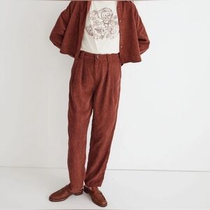 Madewell Tapered High Rise Corduroy Pants - Size 10